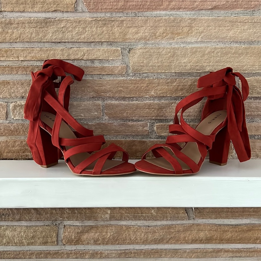 Torrid Burnt Orange Heels